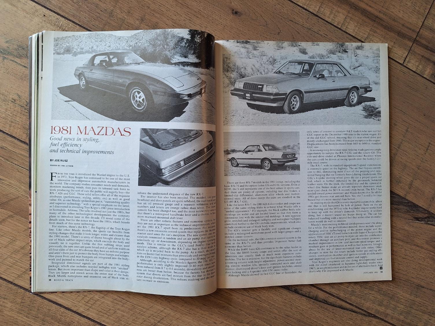Vintage 1981 Road & Track Magazine, January Issue Grand Prix Pantera ...