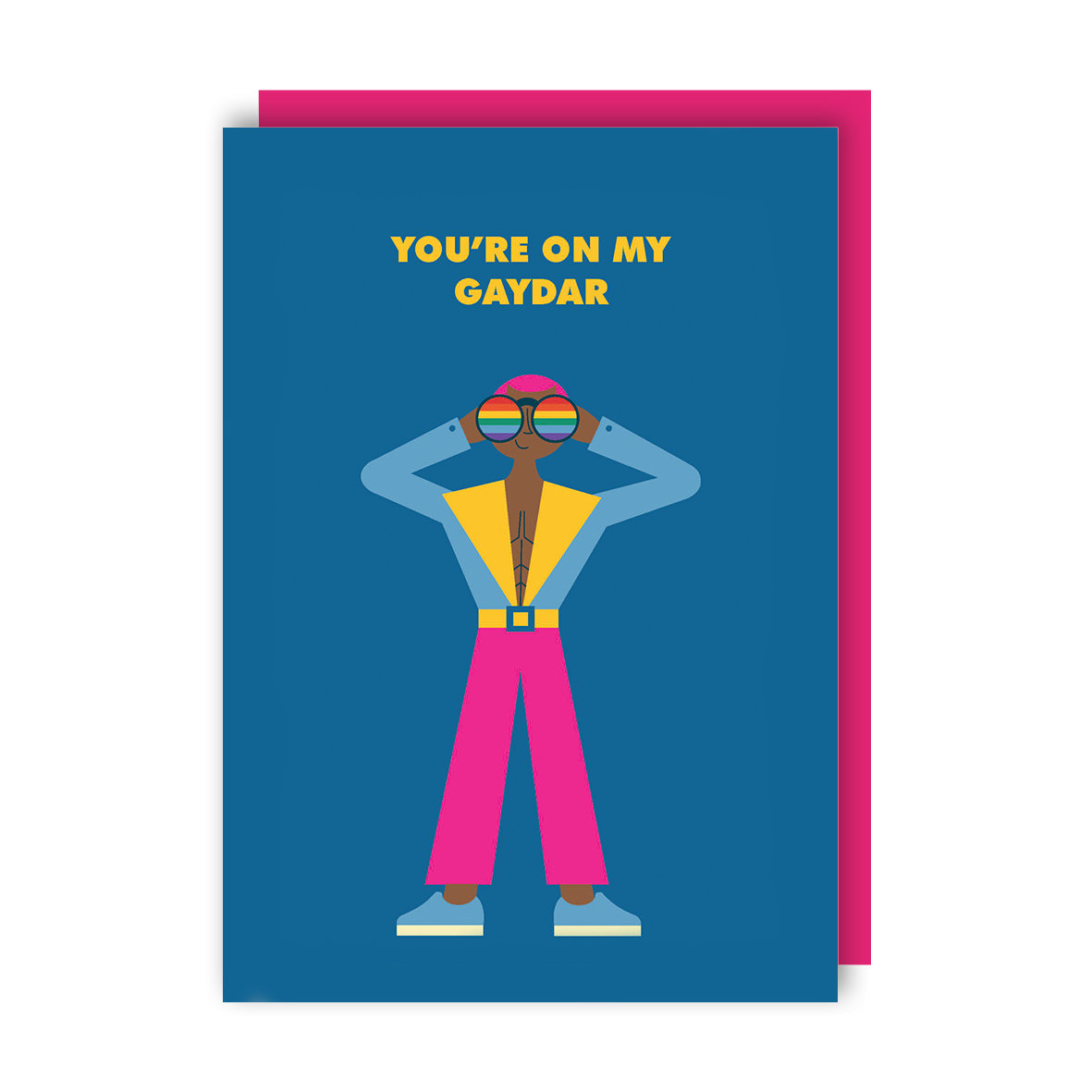 You're on my gaydar Card Funny Valentines Etsy
