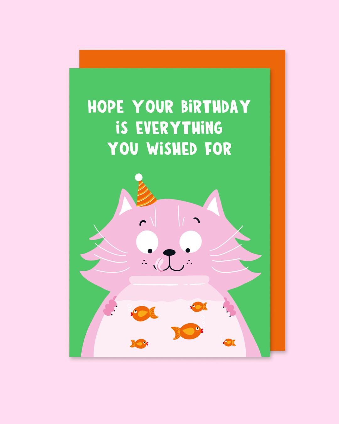 Everything You Wished for Birthday Card - Cats - Happy Birthday - Cute ...