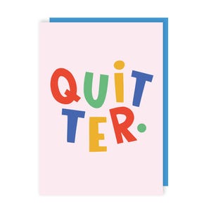 Carte de départ - Au revoir - Félicitations - Vous partez - Au revoir - Illustrations - Amusant - Humour - Typographie - Nouvel emploi