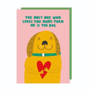 Funny Dog Valentine's Card Funny Love Boyfriend Girlfriend Puppy Labrador Golden Retriever image 2