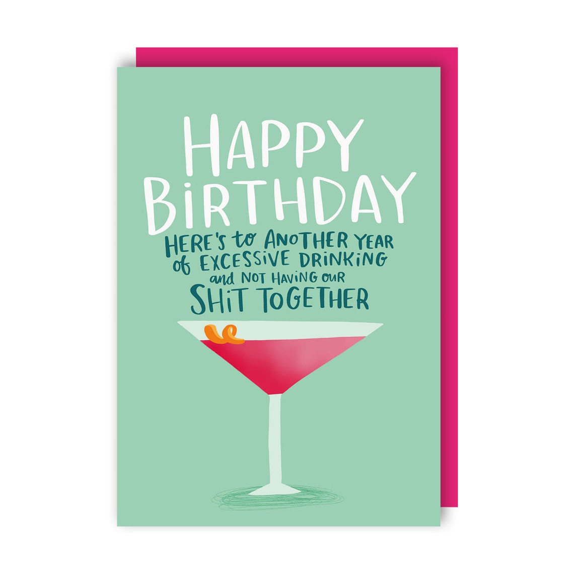 Excessive Drinking Birthday Card Funny Humour Drinking Etsy