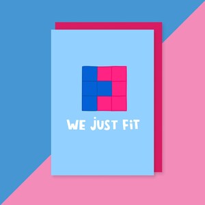 Carte Tetris - Humour - Saint Valentin - Anniversaire - Amour - Petit ami - Petite amie - Livres illustrés - Jeu - Rétro