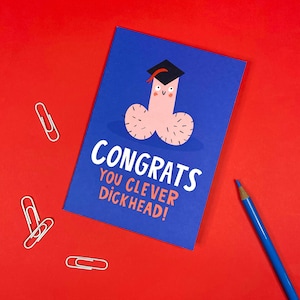 Carte de voeux intelligente pour l'obtention du diplôme - examens - étudiant - université - diplôme - études - bravo - félicitations - drôle - humoristique