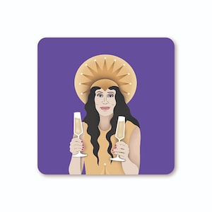 Cher Coaster - Gift - Celebrity - Singer - Present - Music - Celeb - Icon