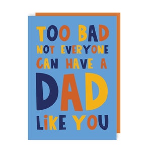 Carte de fête des pères Papa comme vous - humour - drôle - papa - enfants - mignon - dommage - meilleur - texte