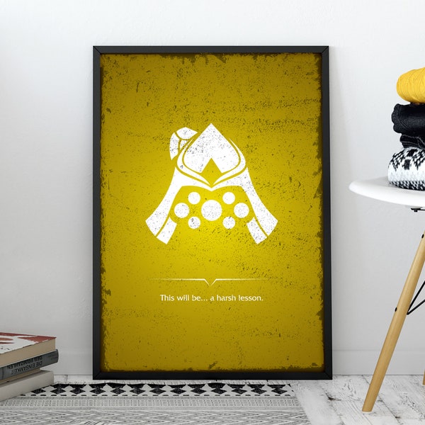 Master Yi, League of Legends Master Yi Quote, Gaming Canvas Art, Master Yi Canvas Wall Art, Gift For LoL Gamer, Gift For Boyfriend