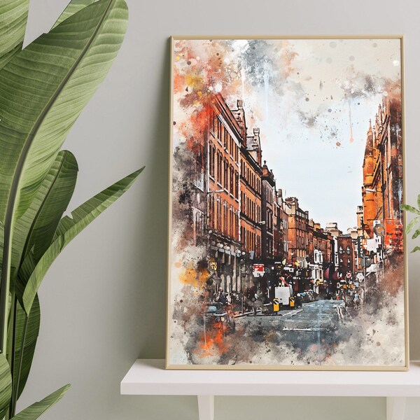 Dublin Painting Etsy