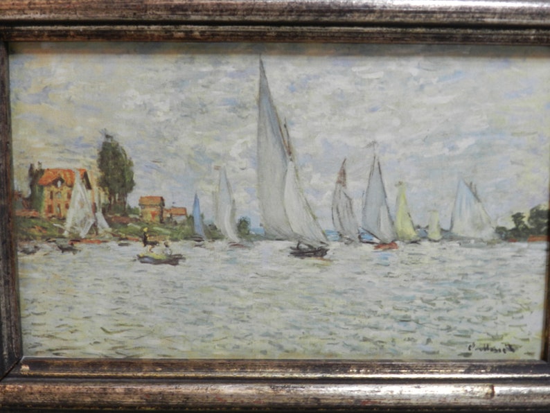 Inc New York NY Framed High Quality Regatta Argenteuil Print from