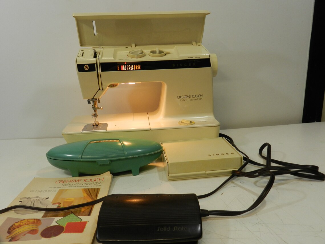 Vtg Singer Creative Touch 1036 with Vintage Atomic Singer Etsy