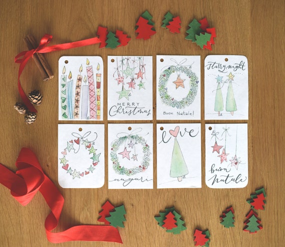 Eastor Set 24 Biglietti Di Natale Con Buste E Adesivi – Cartoncini Pieghevoli 10x15cm Per Auguri Personalizzati