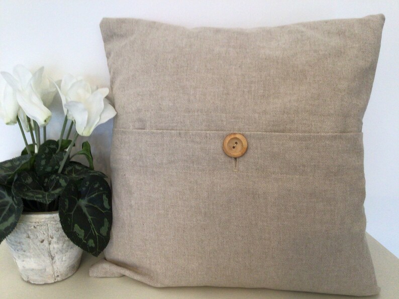 Peony and Sage Linen Cushion Cover in Charlotte Grande Cherry Etsy UK