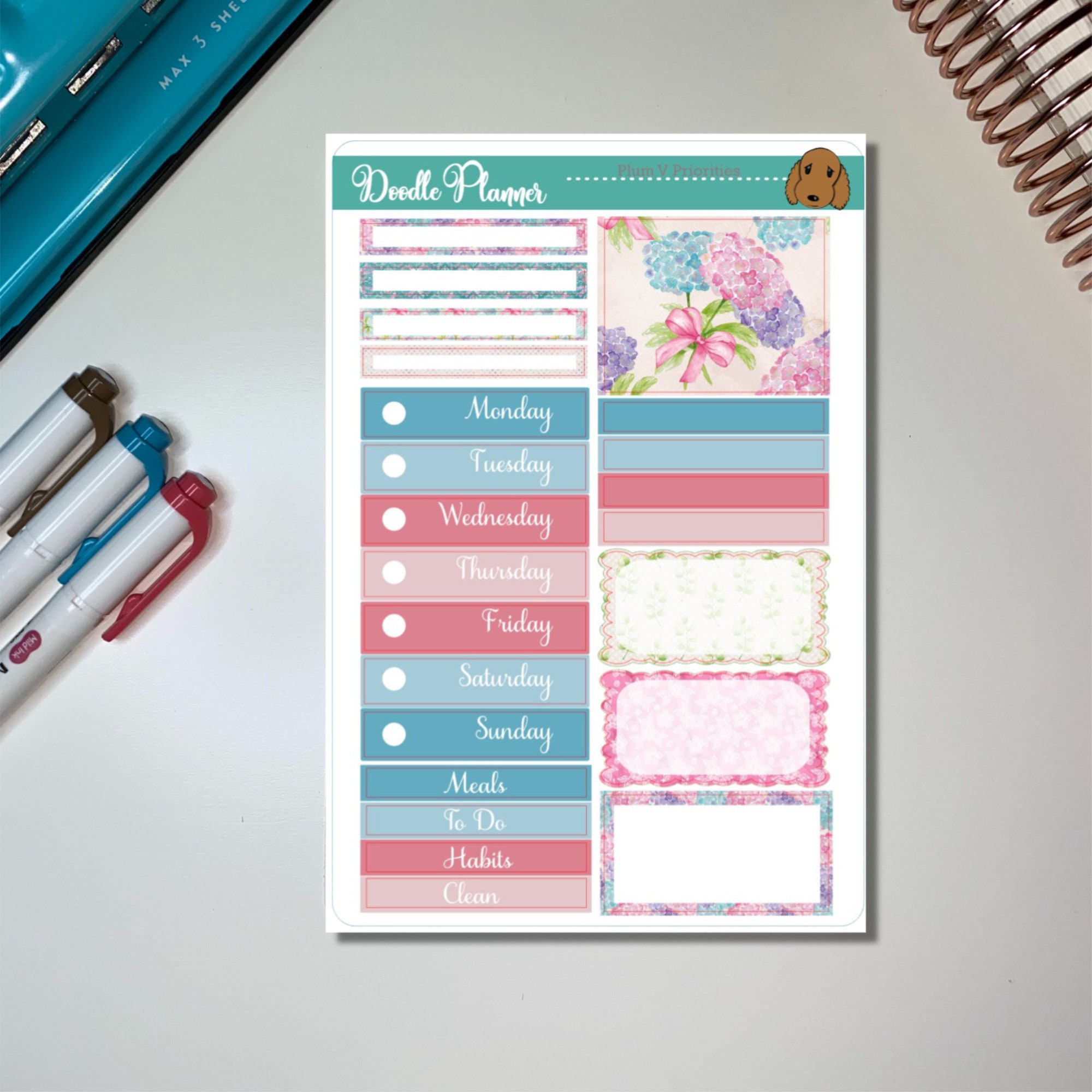 Plum Paper Planner Stickers sticker kit Mothers Day weekly | Etsy