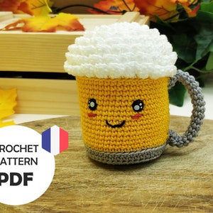 Kawaii Beer amigurumi pattern (PDF FR)