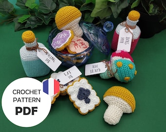Alice in Wonderland Magical Delights Crochet Pattern (PDF FR)