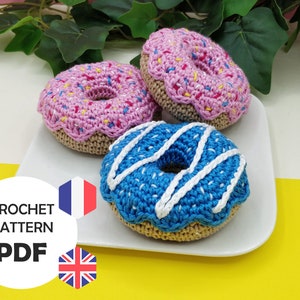 Donut crochet dinette pattern (PDF FR/ENG)