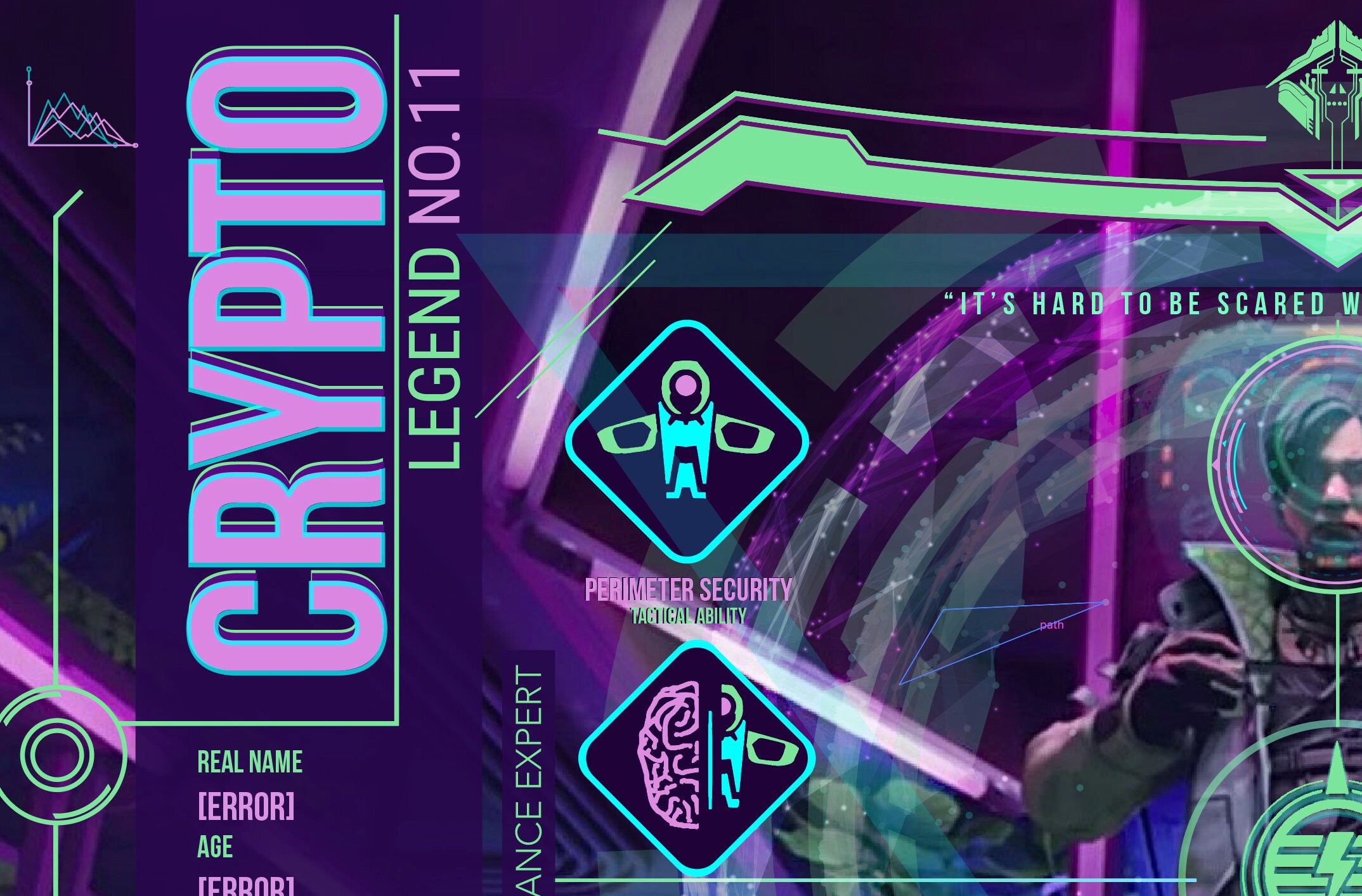 Digital Apex Legends CRYPTO Herunterladbare, anpassbare Kunstposter im  Verhältnis 11x17, Gamer-Tag hinzufügen, Apex Legends Cosplay - Etsy.de