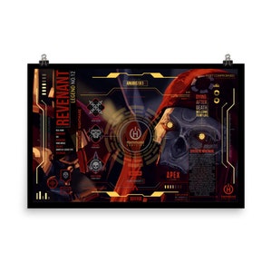 Printed Apex Revenant Customizable Semi-Gloss 12X18 in, 24X36 in Printed Poster.