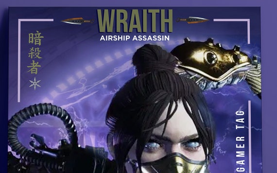 Digital Apex Legends Custom Game Wraith Airship Assassin Etsy
