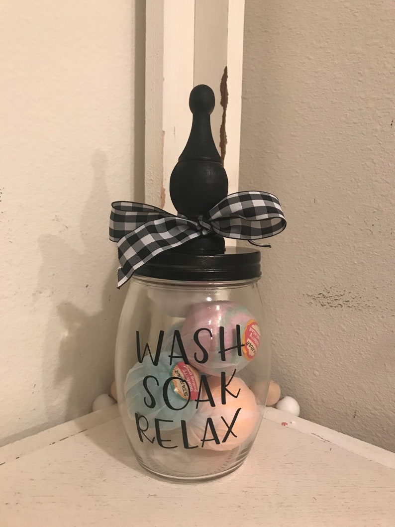 Farmhouse bathroom container bath bombs great gift Etsy