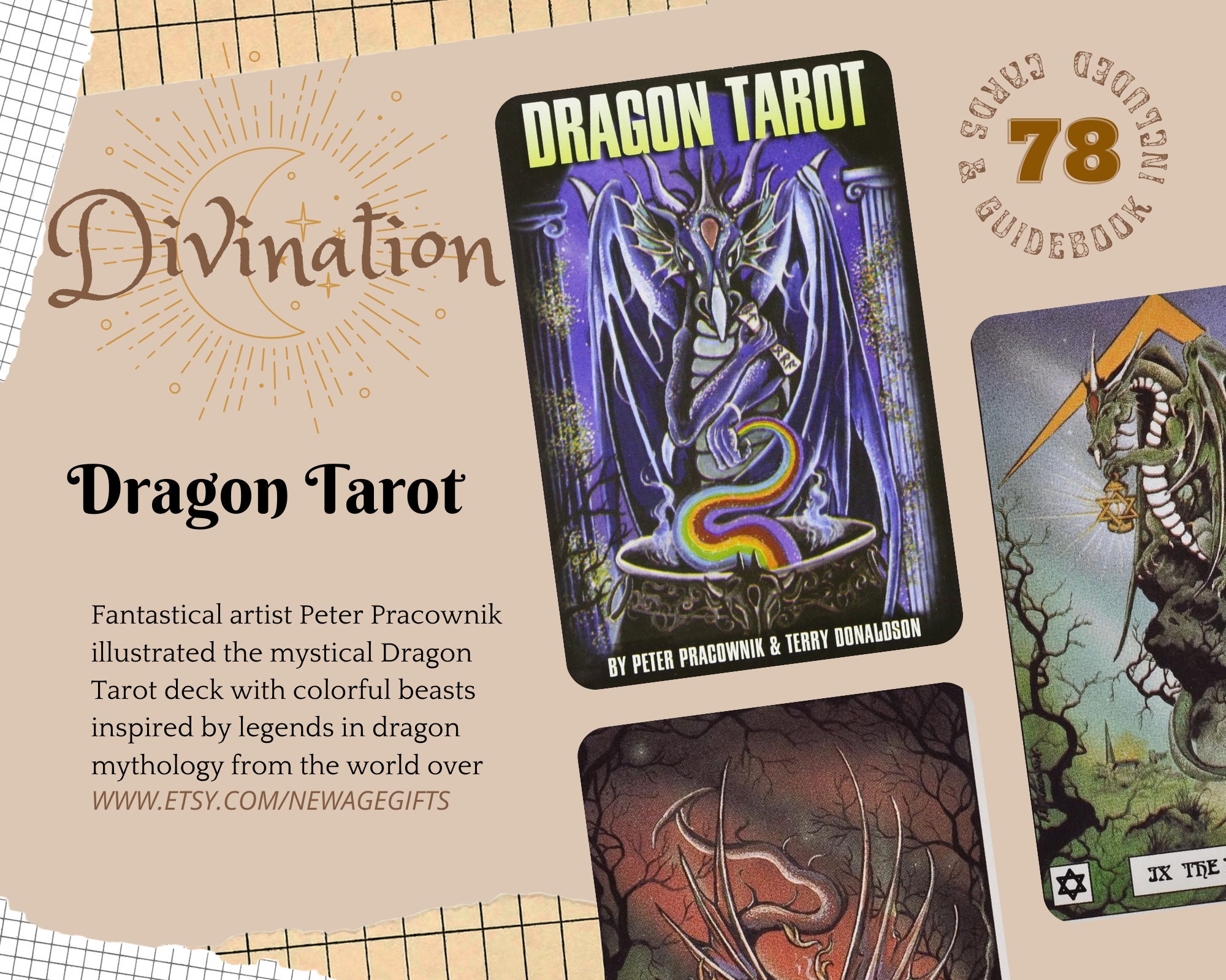 Dragon Tarot - Etsy