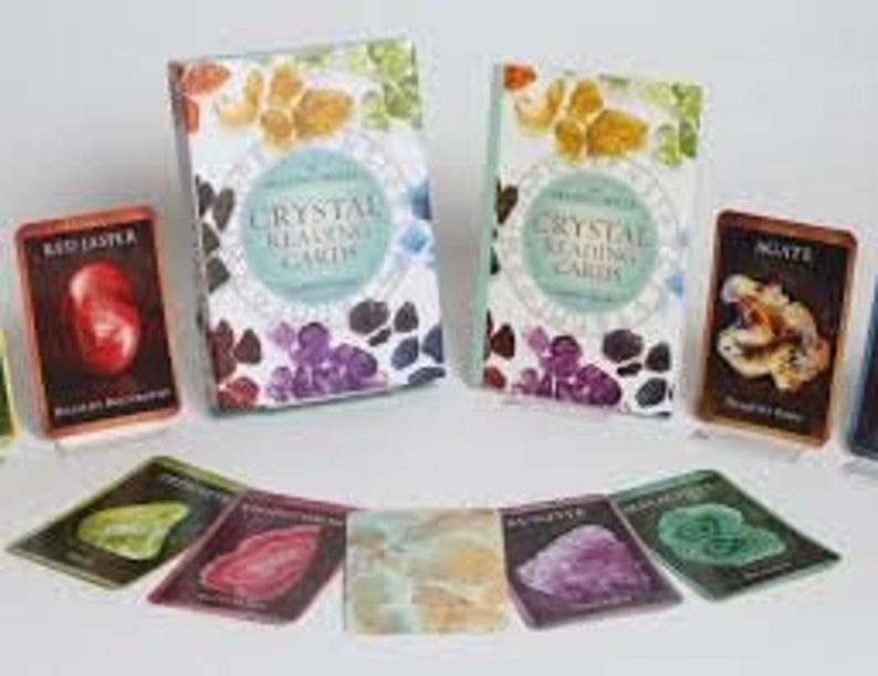 The Healing Oracle CRYSTAL Reading Cards by Rachelle Charmin Etsy