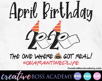 Download April birthday svg | Etsy