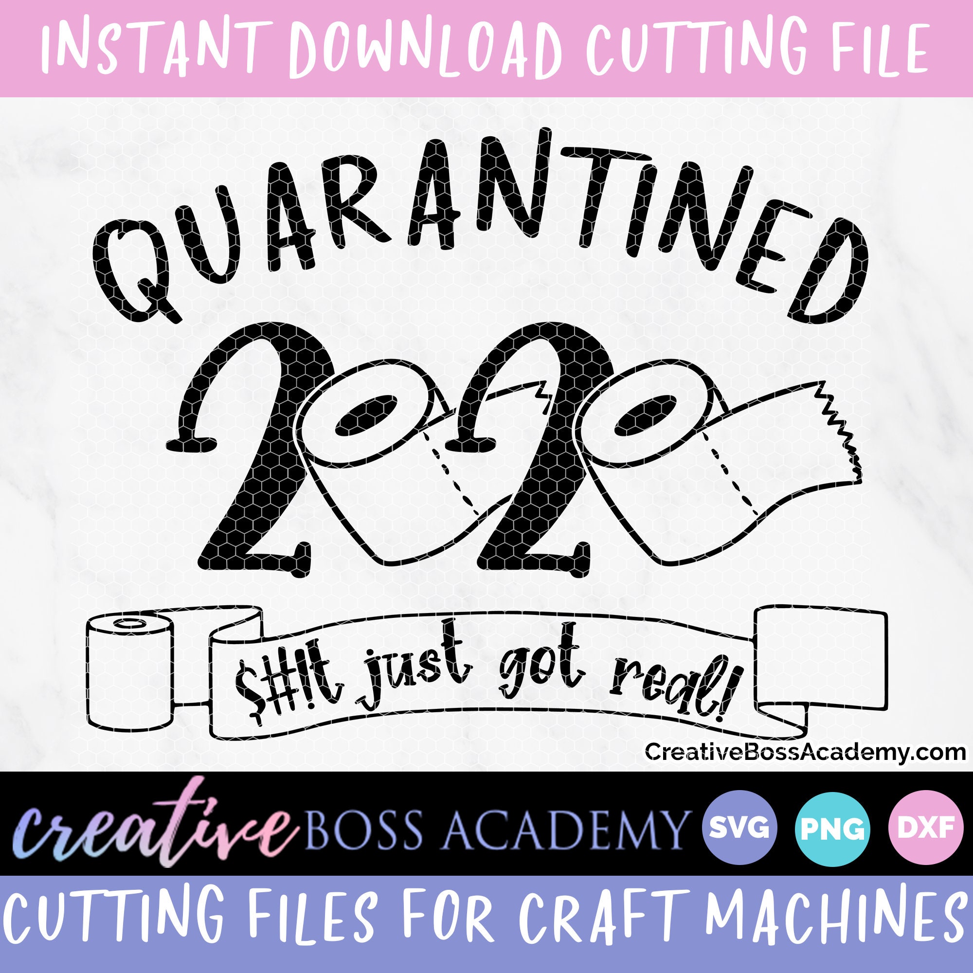 Download Quarantined SVG Quarantined 2020 svg Sh Just Got Real | Etsy