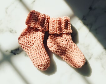 Crocheted Baby Socks