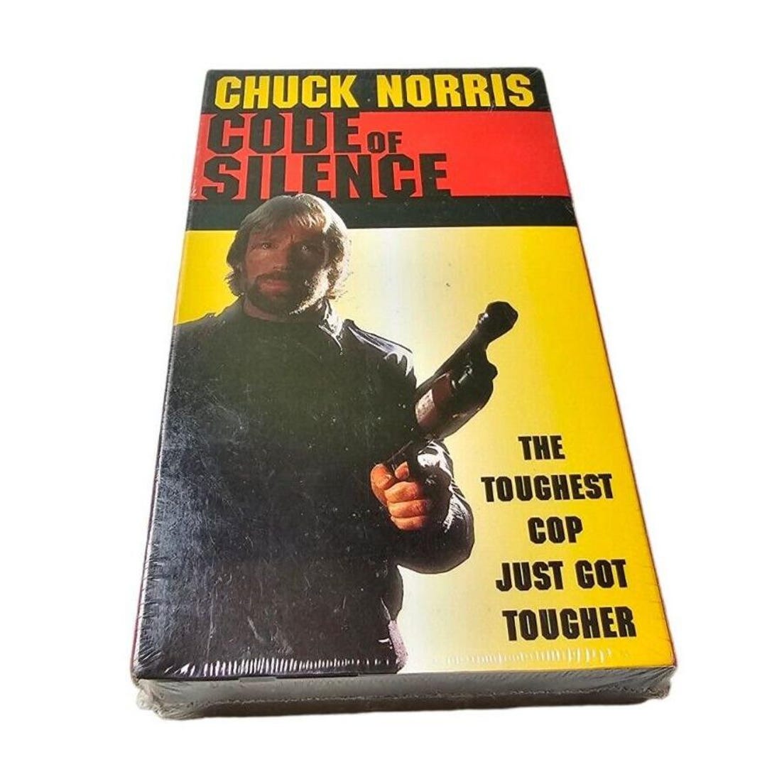Orion Chuck Computer Code Code of Silence VHS Tape Chuck Norris 1993 Sealed Brand New Videotape ...