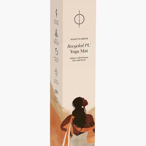 Återvunnen PU-yogamatta - Moonbeam av Shakti Warrior bild 4