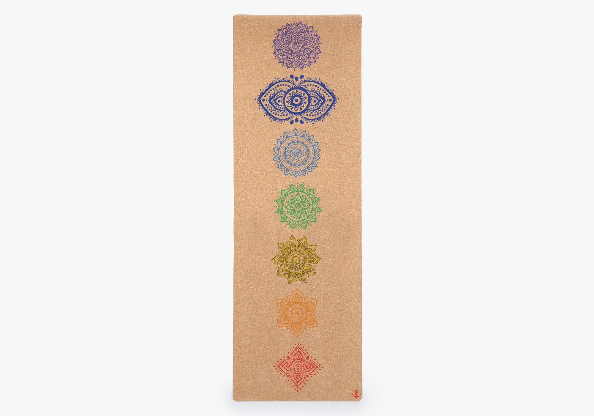 Chakra Pro Cork Yoga Mat by Shakti Warrior 100% Natural & Non