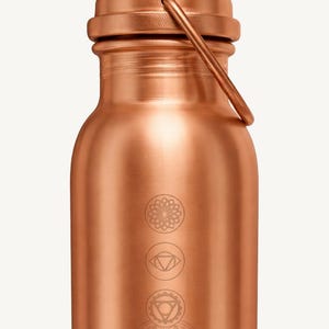 Chakra Tamba Water Bottle by Shakti Warrior | 100% Copper | Leak Proof | Durable image 2