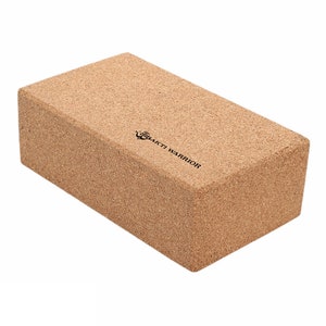Surya Cork Block by Shakti Warrior | 100% natural & non-toxic cork | Non Slip | Durable