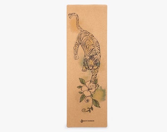 Tiger Pro Cork Yoga Mat by Shakti Warrior | 100% natural & non-toxic | Non Slip | Durable