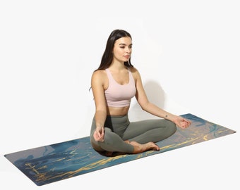 Ajna Natural Rubber Yoga Mat by Shakti Warrior | 100% natural & non-toxic | Non Slip | Durable