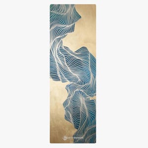 Kundalini Natural Rubber Yoga Mat by Shakti Warrior | 100% natural & non-toxic | Non Slip | Durable