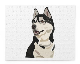 Details about   Wooden Jigsaw Puzzle Husky Dog Shape for Teens Adult Family Game Home Decoratio 