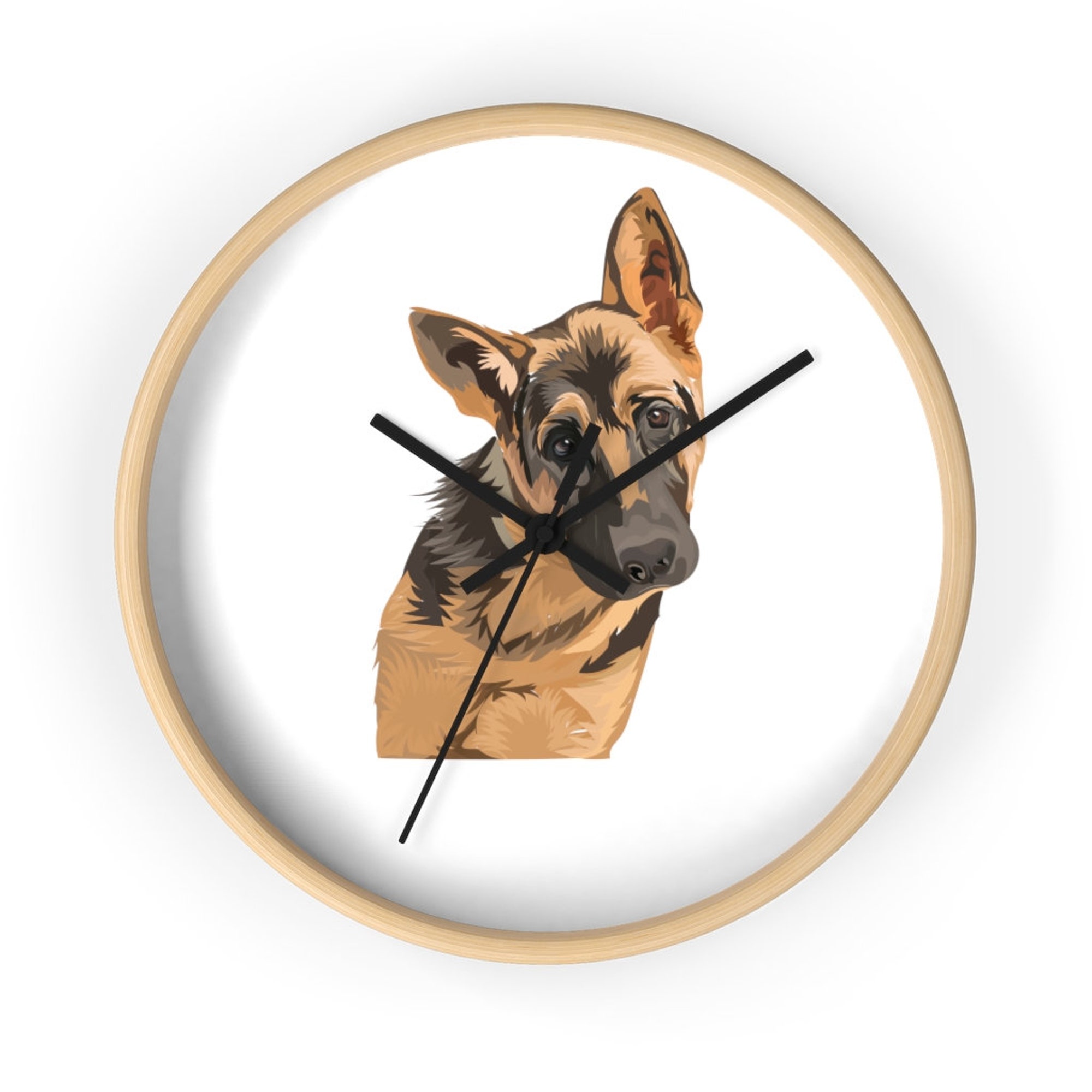 German Shepherd Wall Clock, Wall Decoration