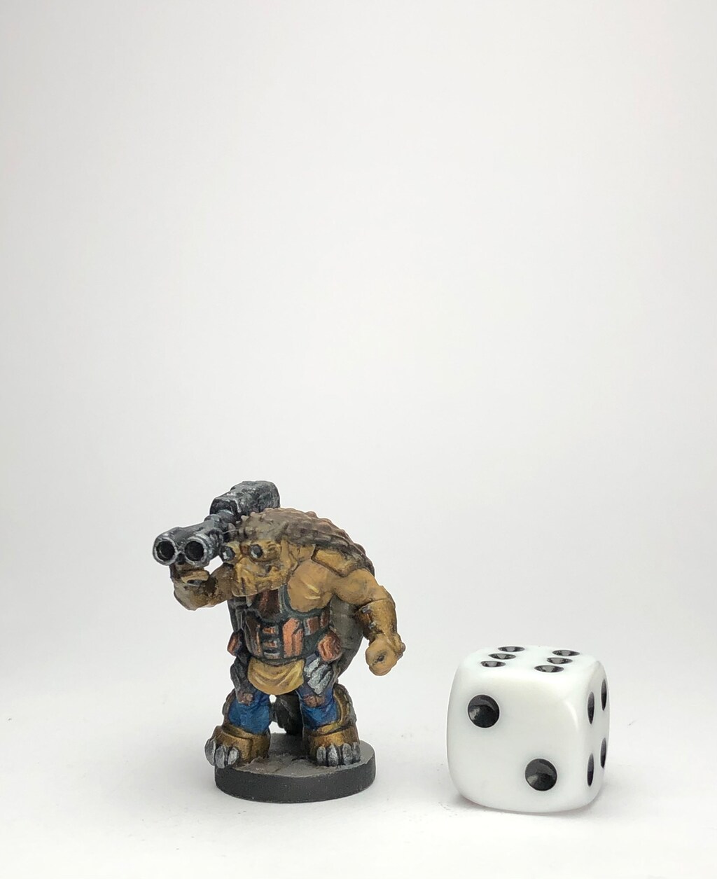 Reaper Miniature Armorback Demolitionist #49007 – Miniatura In Plastica Bones Black Non Verniciata, Scala 28mm