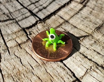 Teeny Tiny Micro Alien Octopus for Terrarium and Miniature Fairy Gardens
