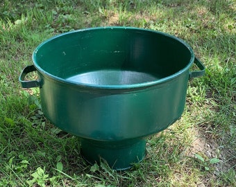 Large Primitive Dairy Funnel, Antique Metal Milk Strainer,  Farm Tool, Farmhouse Decor