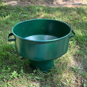Large Primitive Dairy Funnel, Antique Metal Milk Strainer,  Farm Tool, Farmhouse Decor