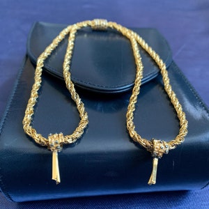 Italia - Asa de cadena dorada para hacer carteras - Asa para carteras de mano con adornos - NOS - Hermosos suministros para hacer carteras - 13" de largo