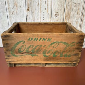 Coca cola wooden crate - Etsy 日本