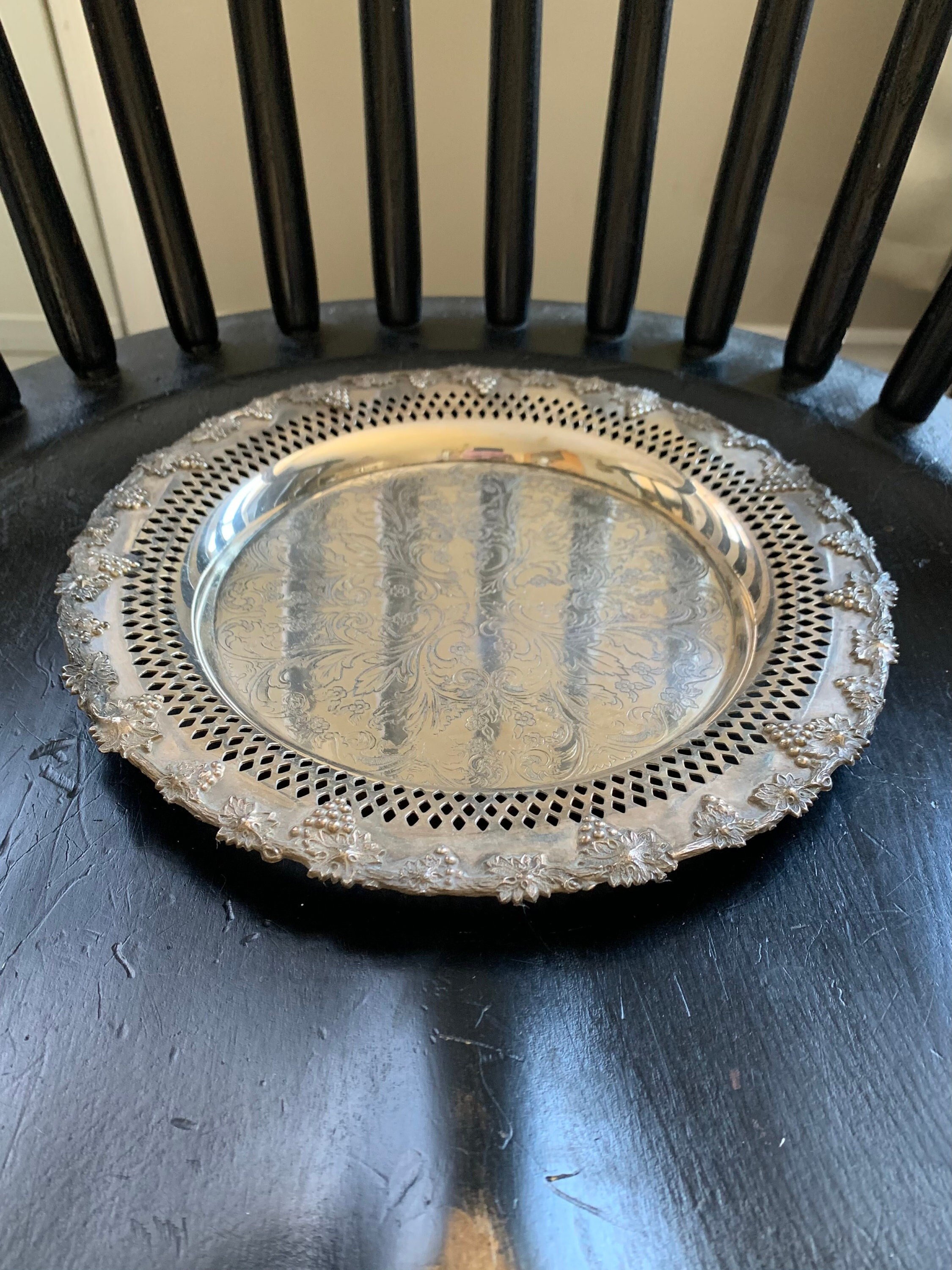 Wm Rogers】 Avalon Cabin ディナーセット 6名用サーバー Beautiful WM