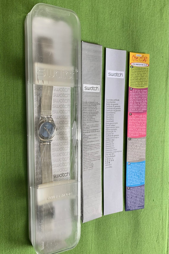 NOS Swiss Made Swatch Watch - New, Follow Ways Da… - image 10