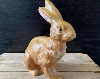 7-1 / 2 ”Harz Häschen-Kaninchen-Kaninchen-Figurine-Kaninchen Statue-Ostern Dekor-Garten-Dekor