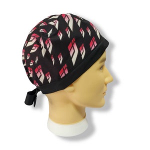 Black and Pink Japanese letter unisex, Doctors, Veterinarian, Dentist, Chef, Nurse, Medical Hat Cooker kitchen cap