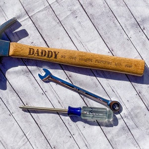 Custom Engraved Hammer, Father&#39;s Day Engraved Hammer